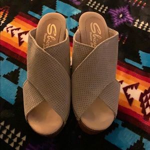 SBICCA Declan Wedges, size 40/9. Super cute.